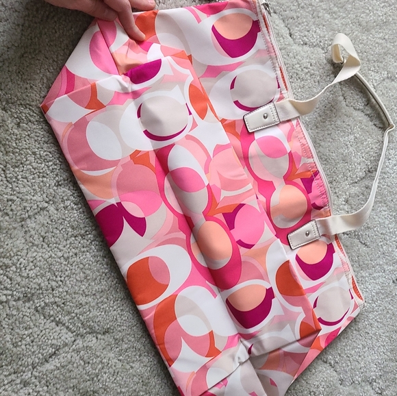 NEW Authetic Packable Canvas Coach Bag - Picture 4 of 7